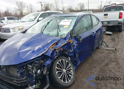 2014 Toyota Corolla S Plus z USA, uszkodzony, nr VIN 2T1BURHE2EC127511